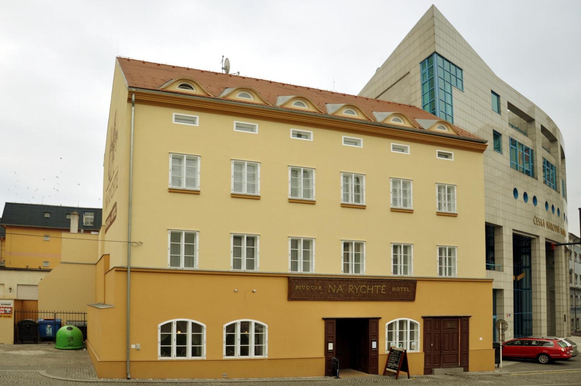 Pivovar Hotel Na Rychte Ústí nad Labem Esterno foto