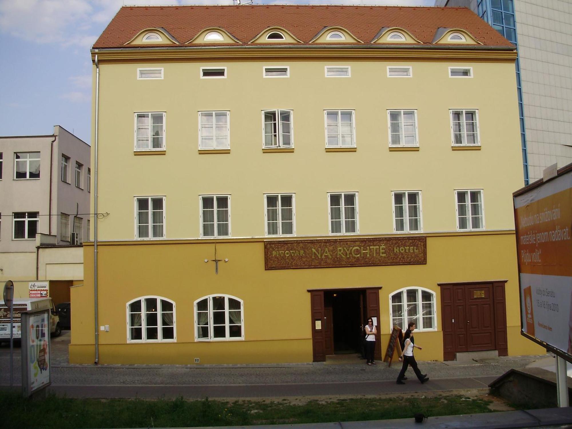 Pivovar Hotel Na Rychte Ústí nad Labem Esterno foto